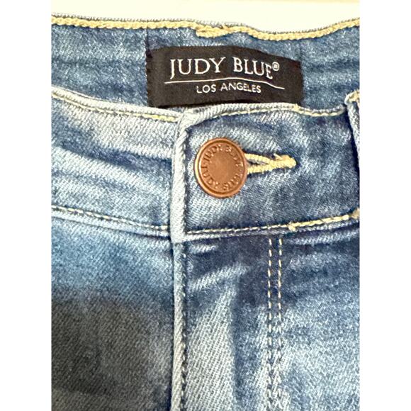 Judy Blue Women’s Camo Patch Skinny Jeans Distressed Size 7/28 JB82109MD - Picture 9 of 15